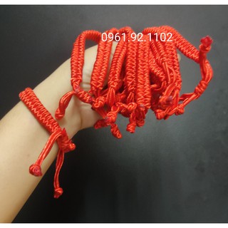 Vòng tay rút dây chỉ đỏ may mắn  ( hàng y hình ) giá lẻ như sỉ hàng mới về