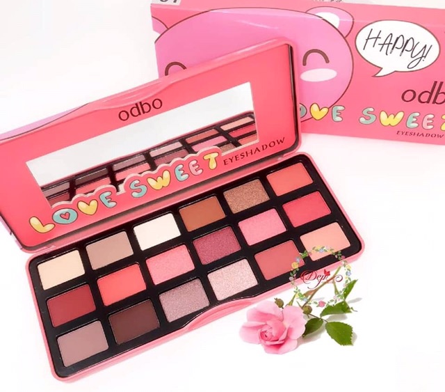 BẢNG MẮT ODBO LOVE SWEET EYESHADO