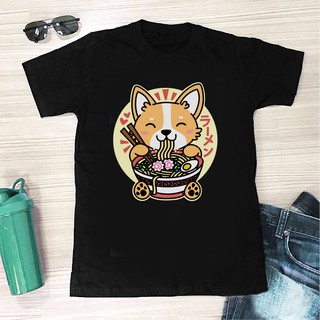 Áo unisex Corgi ramen cực yêu - Áo chó Corgi cực yêu