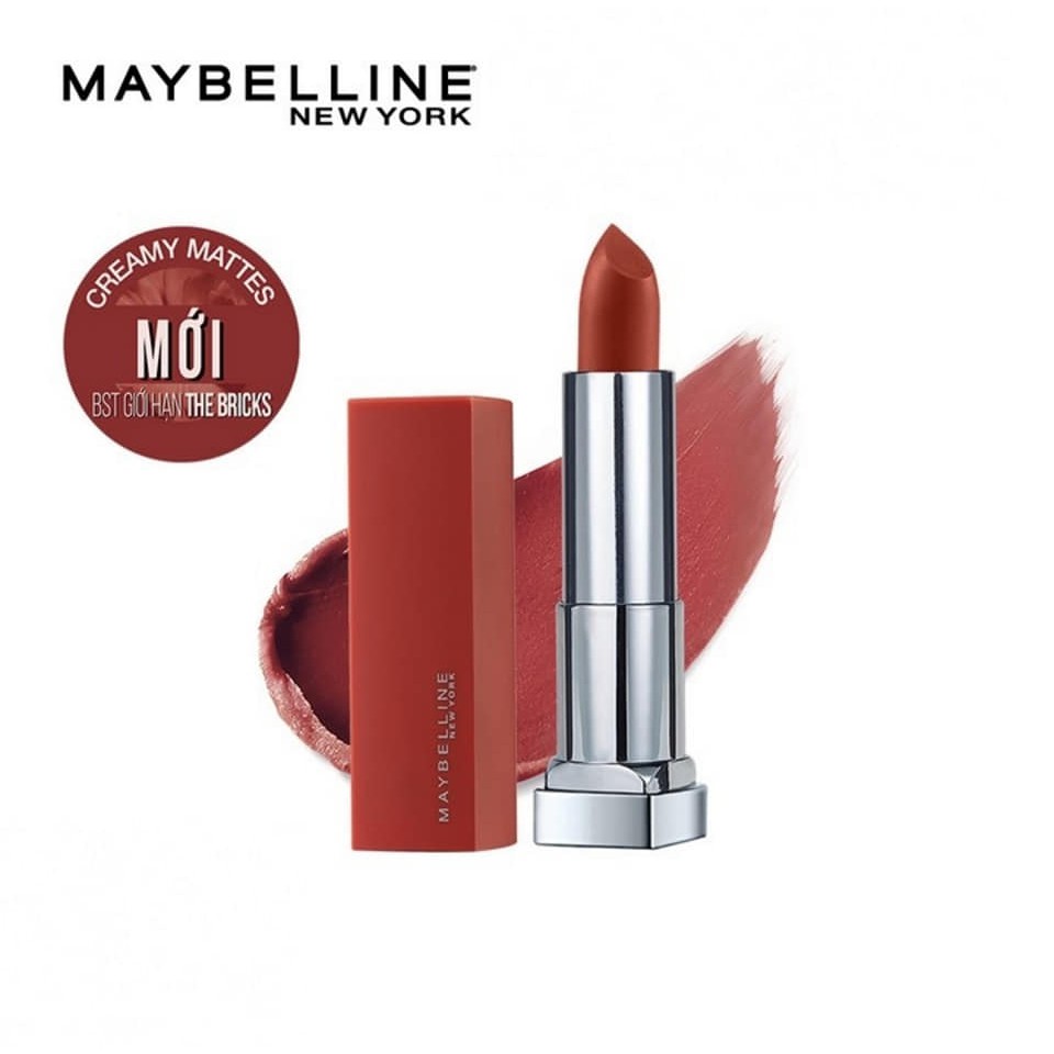 Son lì mịn môi Maybelline New York Colorsensation City Heat - The Bricks 3,9g