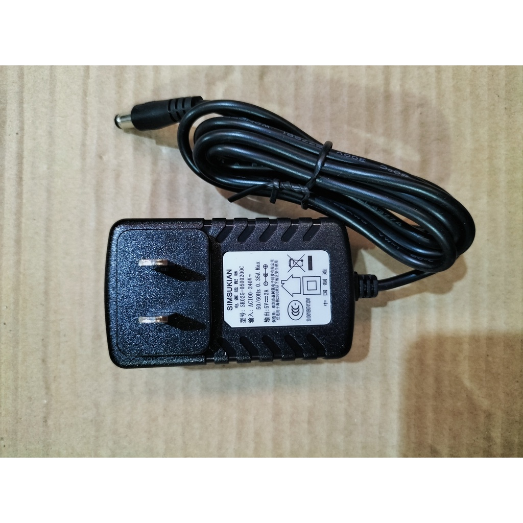 Nguồn 5V2A Simsukian cực xịn chân to 5.5x2.1. 5V 2A, 5V-2A