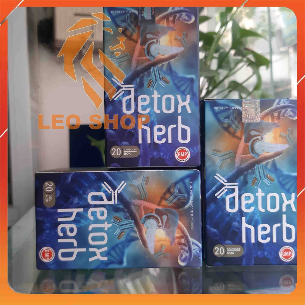 [COMBO 3 HỘP] VIÊN UỐNG DETOXHERB - Diệt Ký Sinh Trùng Nâng Cao Đề Kháng Thanh Nhiệt Mát Gan - Chính Hãng Hộp 20 Viên | BigBuy360 - bigbuy360.vn