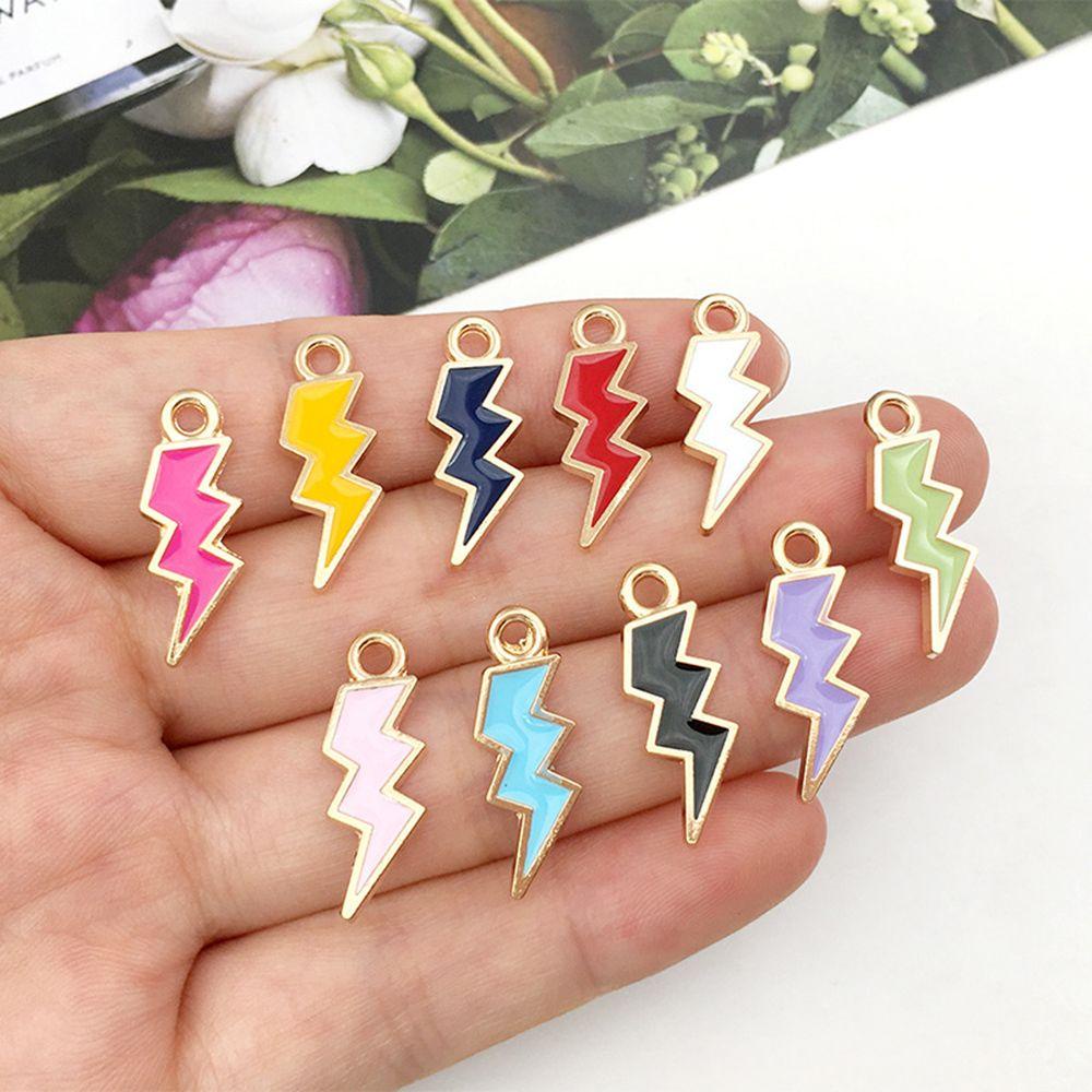 Set 10 Mặt Vòng cổ Hình Tia Chớp Độc Đáo Charms