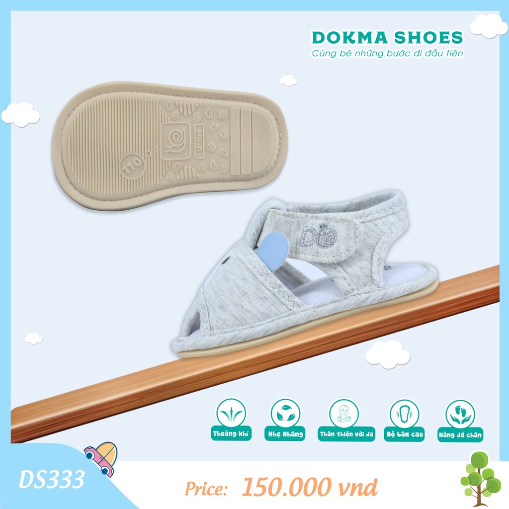 Dép tập đi bé trai bé gái Dokma DS333