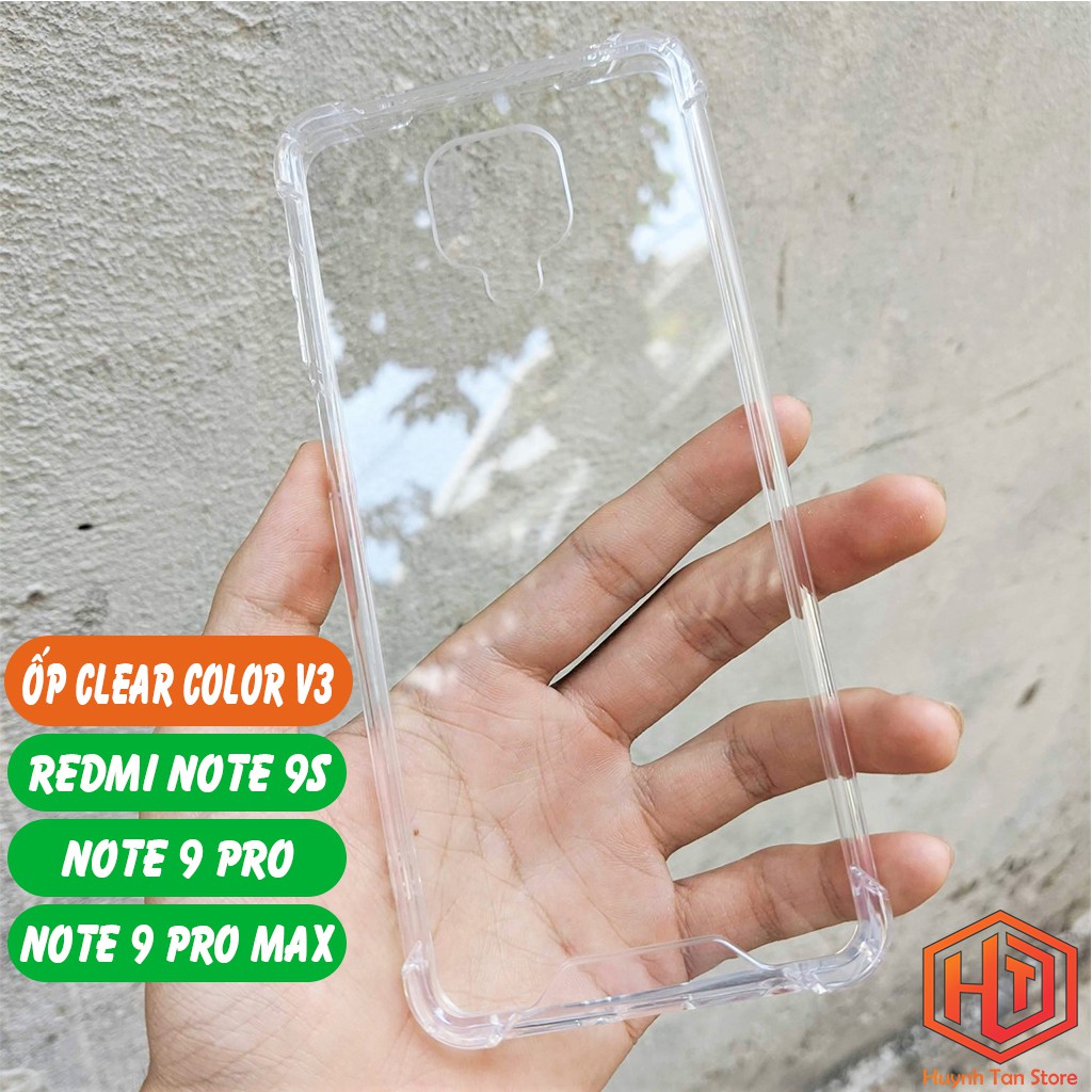 Ốp lưng Xiaomi Redmi Note 9s , Note 9 Pro , Note 9 Pro Max Clear Color Ver 3
