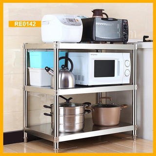 Kệ bếp inox 3 tầng 53x75x35 - kệ bếp - kệ để đồ nhà bếp