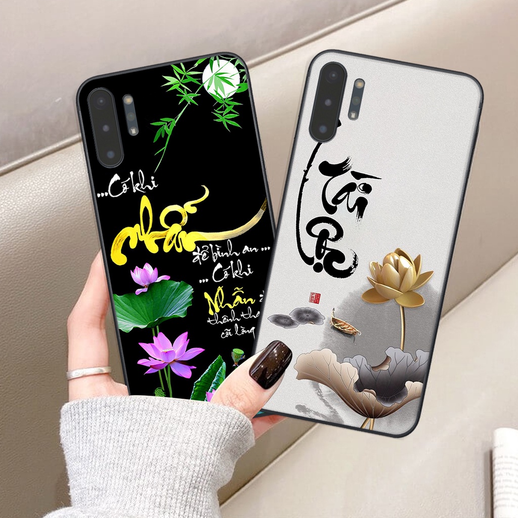 Ốp lưng Samsung Galaxy NOTE 10 PLUS in hình chữ tài chữ lộc, Cha Mẹ, bình an SIÊU ĐẸP