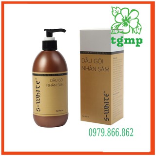 DẦU GỘI DƯỠNG TÓC NHÂN SÂM ĐÀO SWHITE 450ML DÙNG PHỤC HỒI TÓC HƯ TỔN, TÓC GÃY, TÓC UỐN