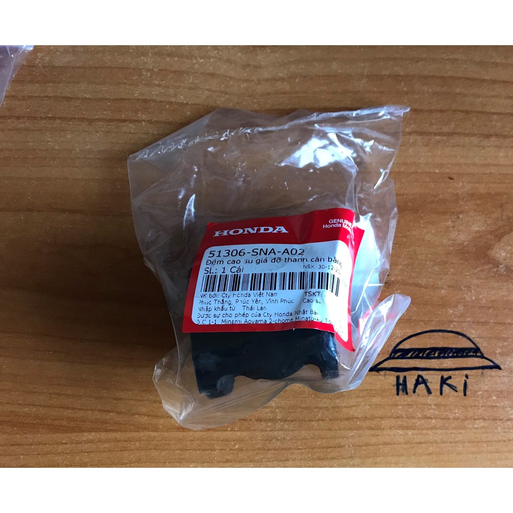 [CHÍNH HÃNG] Cao su cân bằng trước Honda Civic 2006-2011, cao su vòng cung trước Honda Civic 51306-SNA-A02 (ĐVT: cái)