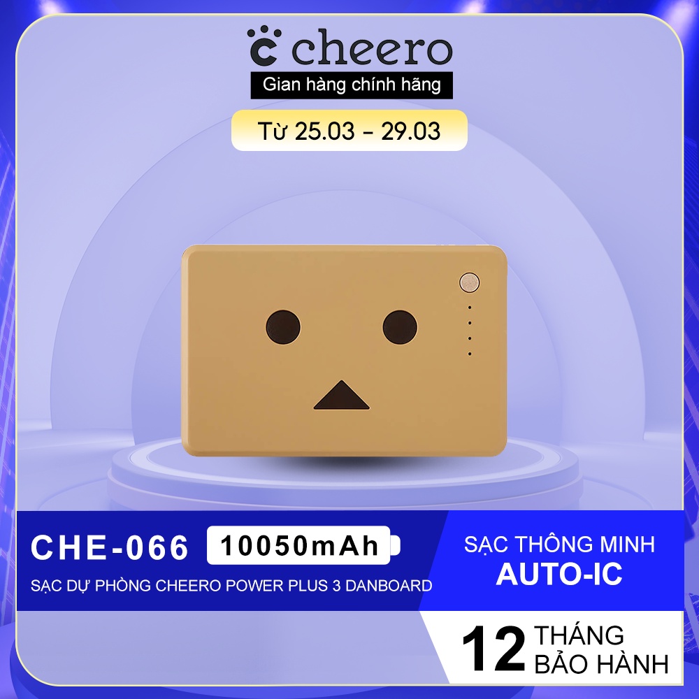 Pin Sạc Dự Phòng CHEERO Power Plus Danboard CHE-066 10050mAh - Hàng Chính Hãng