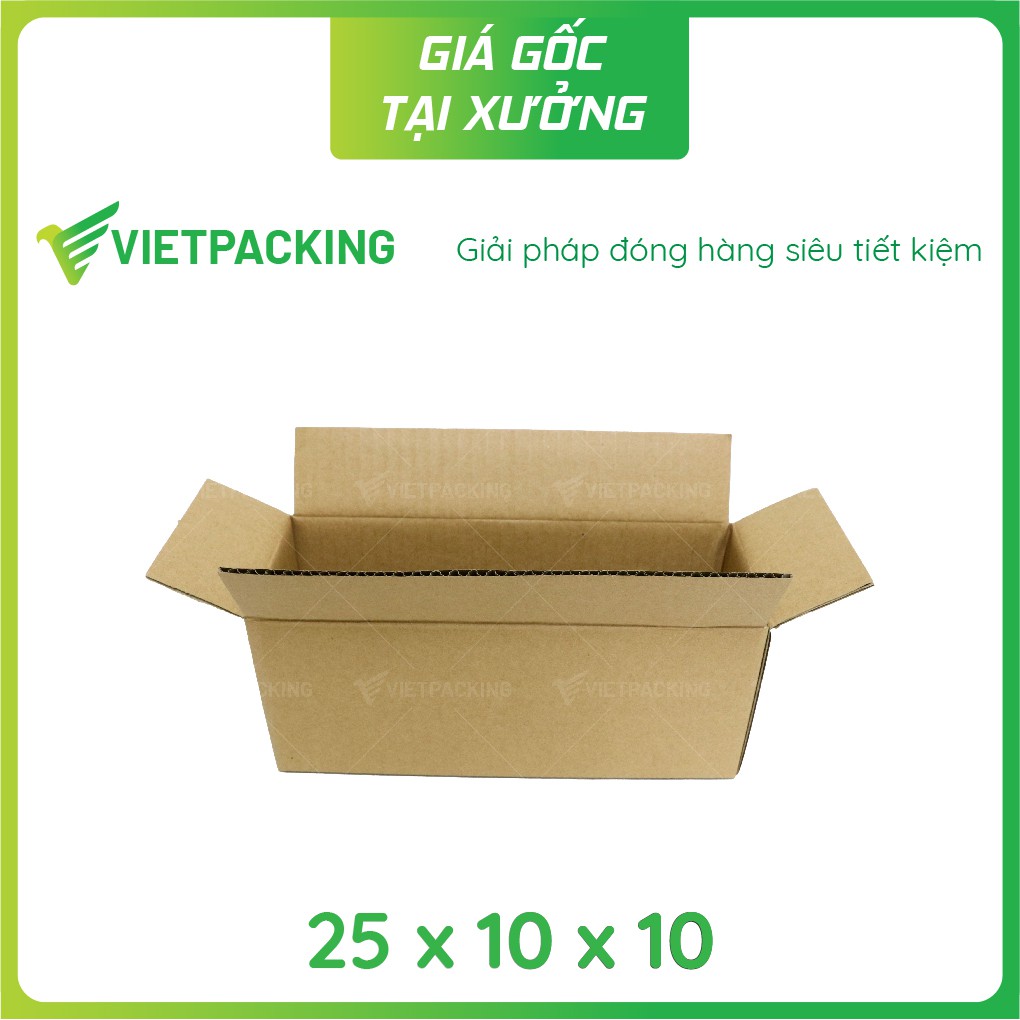 [Mã FAMAYWA2 giảm 10K đơn 50K] 25 hộp carton đựng giày size 25x10x10