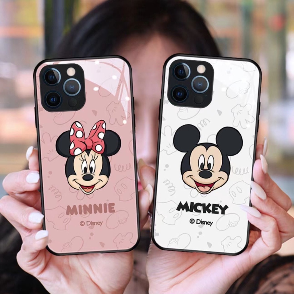 Ốp Điện Thoại Chống Va Đập In Hình Mickey Hoạt Hình Mẫu Mới Cho iPhone 13 Pro Max 14 12 Mini 11 XS XR X 8 7 Plus 6S 6 SE