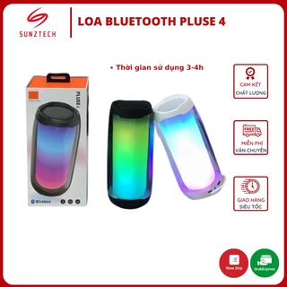 Loa bluetooth Pluse 4 hiệu ứng Đèn Led 360 Độ nháy theo nhạc, loa mini dễ thương âm thanh sống động, âm trầm siêu hót