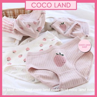 Quần Lót Cotton Co Dãn 4 Chiều Quả Dâu CuTe ( Chọn Màu ) giá rẻ tốt