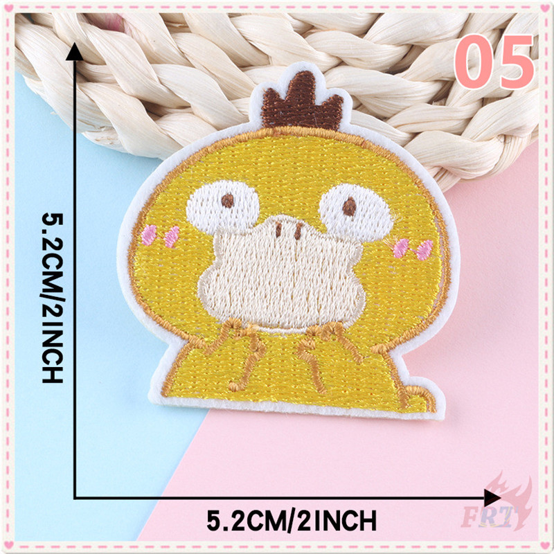 Miếng Dán Ủi Thêu Hình Pokemon Đáng Yêu