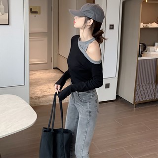 Áo thun dài tay cut out lạ mắt