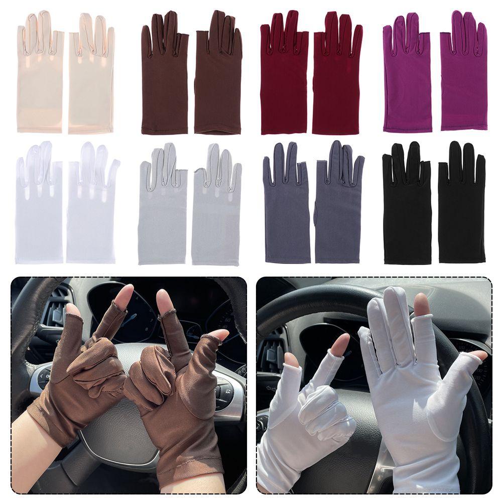 Osier1 Găng Tay Spandex Mỏng Ôm Sát Chống Nắng Dùng Lái Xe Thể Thao / Chạy Xe