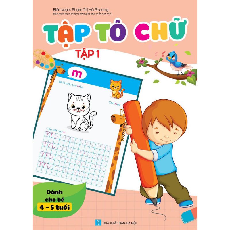 Sách - Bộ tô màu - Bé học IQ 4-5 tuổi  NSTO