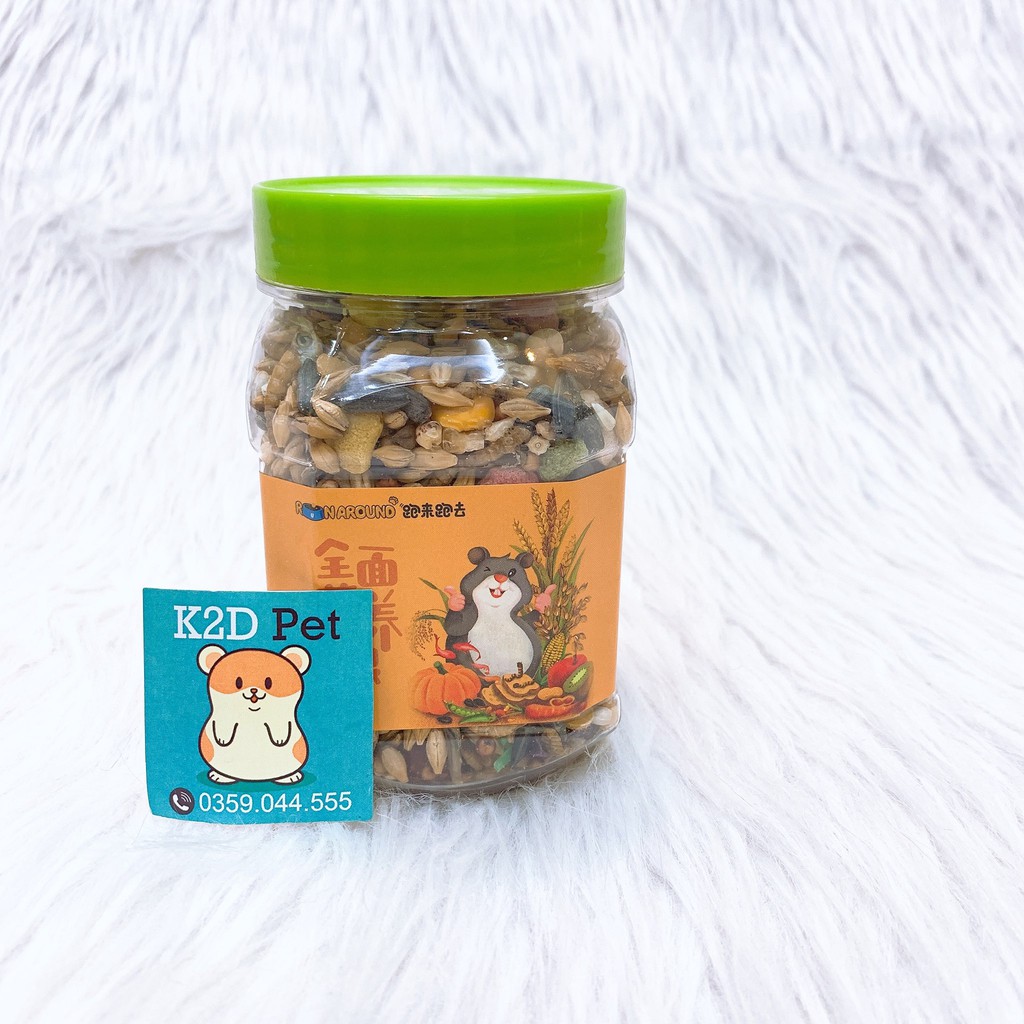 Thức ăn trộn hỗn hợp Run Around cho hamster hộp 400ml