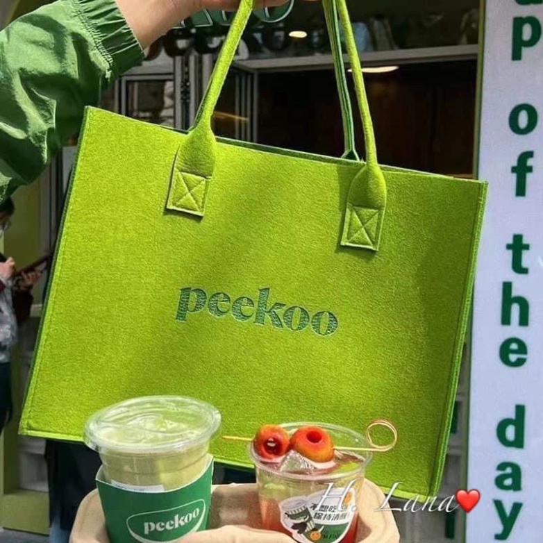 Túi Xách PEEKOO Xanh Lá Mẫu Mới Hót  FREESHIPTúi Cói Siêu Đẹp Siêu To Đi Du Lịch Đi Biển