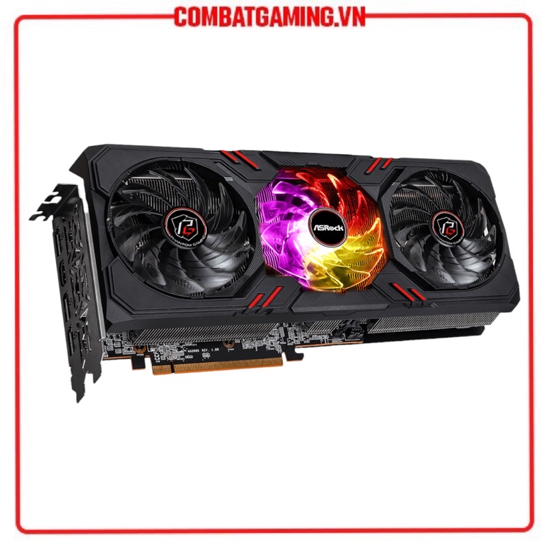 Card Màn Hình ASROCK Radeon RX 6600 XT Phantom Gaming D 8GB OC