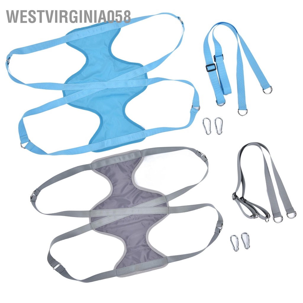 Westvirginia058 Chải lông cho thú cưng Võng có thể thoáng khí Mềm mại kích thước M Túi hạn chế chó mèo Máy cắt móng tay Tắm răng Vệ sinh tai