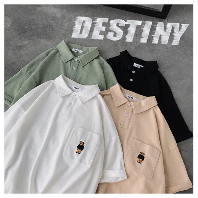 Áo Polo Nữ Nam, Áo Thun Unisex Freesize 40kg - 55kg | BigBuy360 - bigbuy360.vn