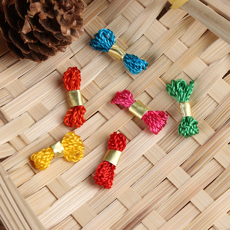 6 Cuộn Chỉ Mini Tỉ Lệ 1: 12 Trang Trí Nhà Búp Bê