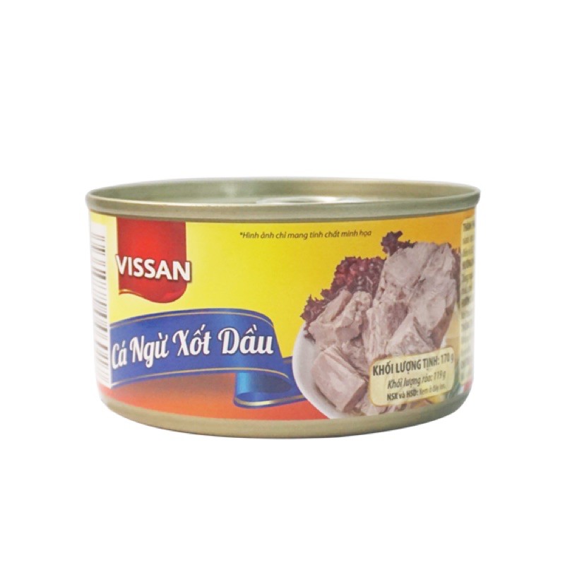 Cá ngừ ngâm dầu 170g