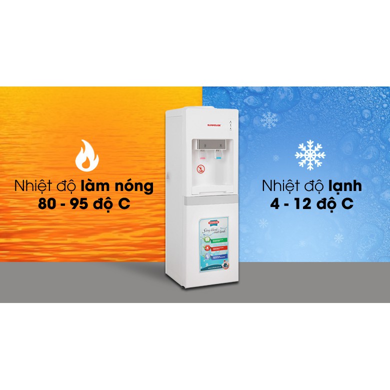 CÂY NƯỚC NÓNG LẠNH SUNHOUSE SHD9612-HÀNG CHÍNH HÃNG