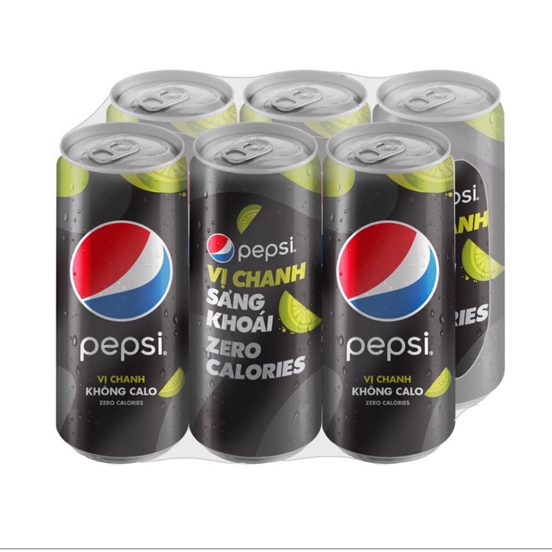 PEPSI VỊ CHANH KHÔNG CALO(1 lon)