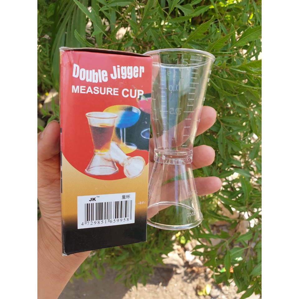 CỐC ĐONG 2 ĐẦU 10/20 20/40 chuyên pha chế cafe siro , làm bánh , nhà bếp , ly đo lường 10/20 20/40 hai đầu định lượng