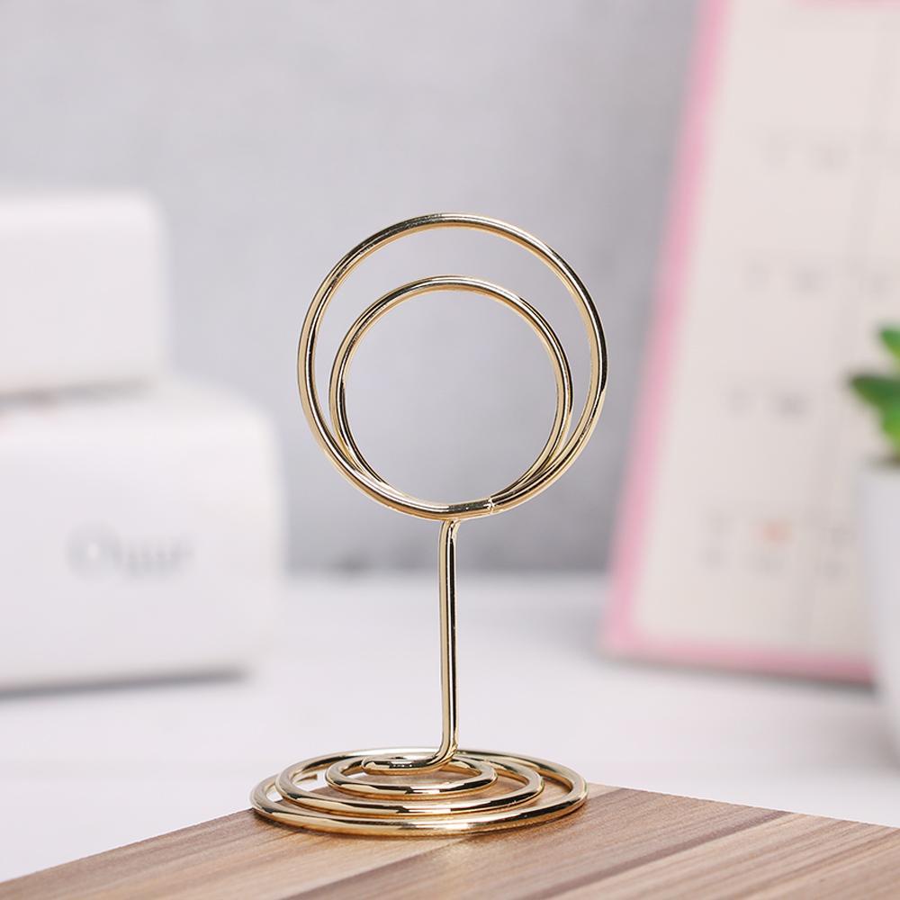 1 Kẹp Giấy Kim Loại zaijie24 Màu Vàng Hồng Kẹp Ảnh Cưới / Ảnh