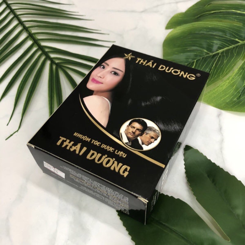 Nhuộm tóc dược liệu Thái Dương - Hộp 5 gói
