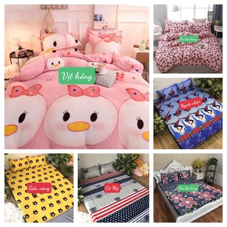 (Mẫu mới) Bộ Ga Gối Poly Cao Cấp HCM hoa dây