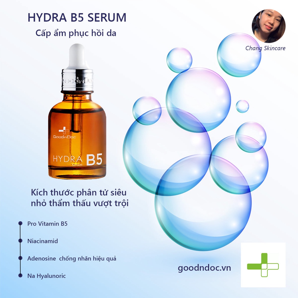 Serum GoodnDoc Hydra B5 30ml Cấp Ẩm Phục Hồi Chống Lão Hóa [NHẬP KHẨU CHÍNH HÃNG ĐẦY ĐỦ TEM]
