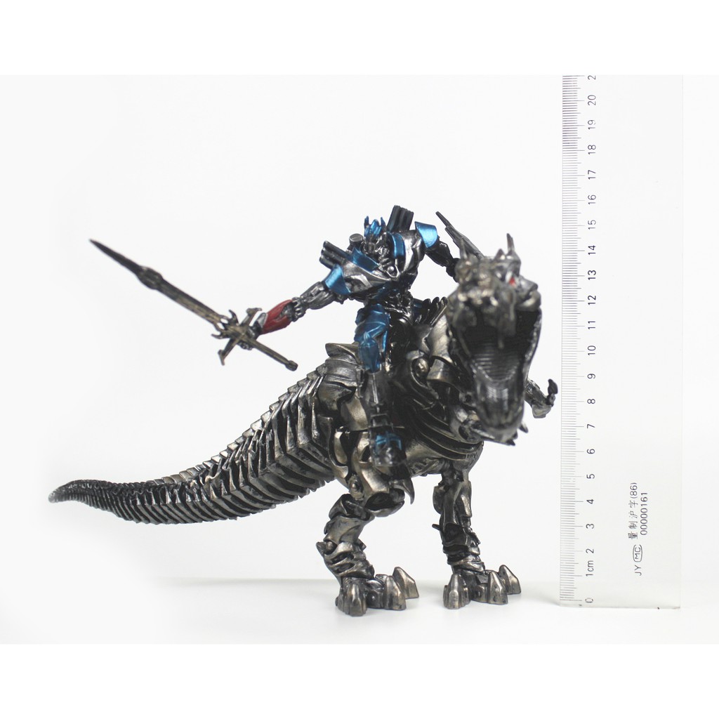 Mô hình Transformmer Optimus cưỡi khủng long Gimlock