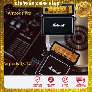 Case airpod 1,2,pro loa điện marshall