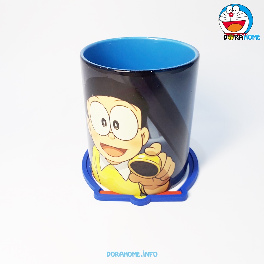 Lót Ly Cốc Silicon Hình Mặt Doraemon Doremon Cute Dễ Thương GD0015