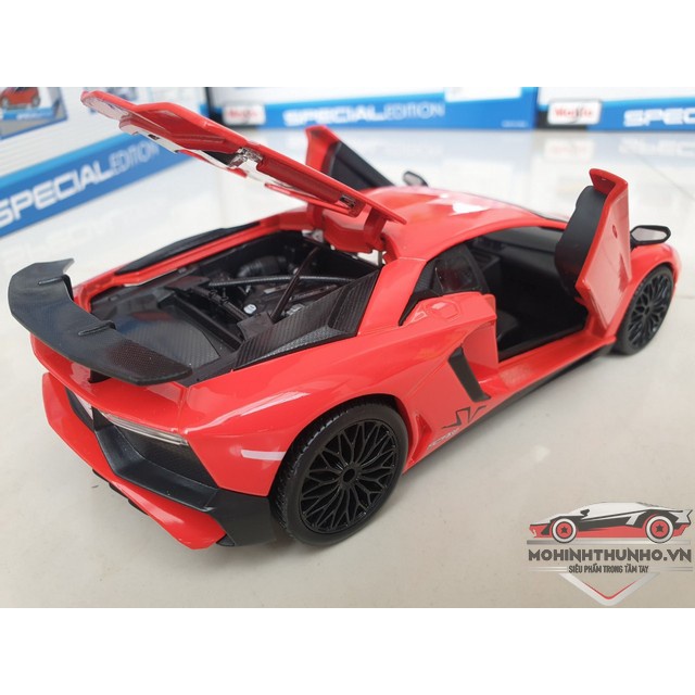 Xe mô hình Lamborghini Aventador, tỉ lệ 1:24, Bburago