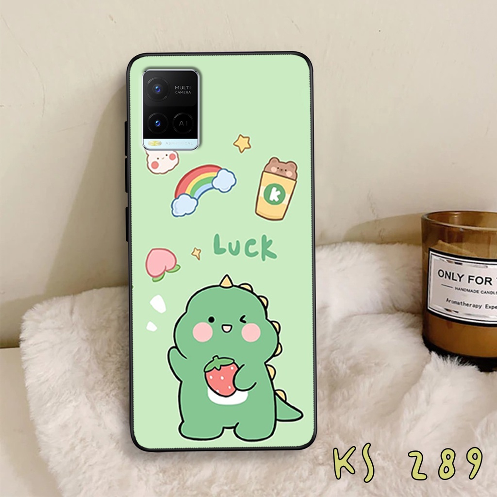 Ốp lưng Vivo Y21 - Vivo Y21s - Vivo Y33s - Ốp in hình khủng long,dinosaur dễ thương