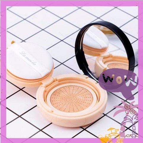 PHẤN NƯỚC Cushion 5in1 ĐEN TRÒN LAMEILA tự nhiên căng bóng che phủ tốt dưỡng da chống nắng sỉ rẻ nội địa NGỰA BEAUTY