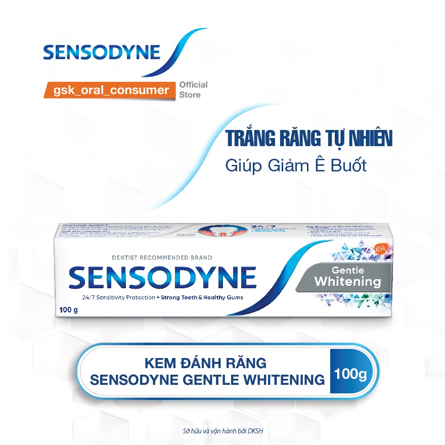 Kem Đánh Răng Sensodyne Whitening 100g