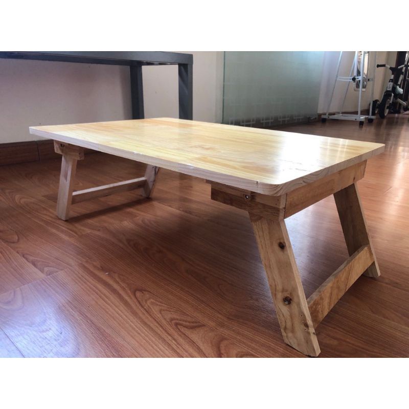 Bàn học làm việc bằng gỗ -Bàn chân thang gấp gọn đa năng tiện ích giá rẻ chất liệu gỗ cao su chắc chắn bền đẹp