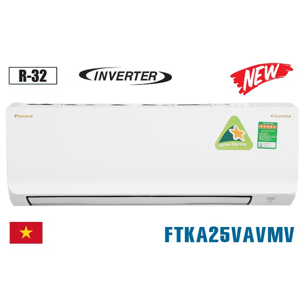 Điều hòa Daikin 9000 BTU 1 chiều inverter FTKA25VAVMV