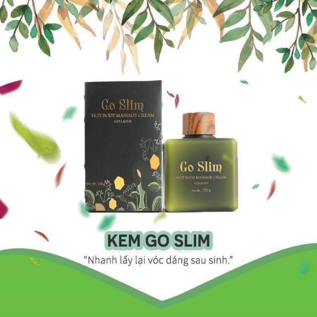 Kem tan mỡ Go Slim và đai nịt bụng