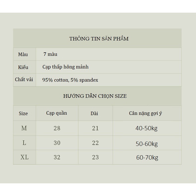 Quần Lót Nữ Cotton Mịn Kháng Khuẩn Phong Cách Nhật Bản P470