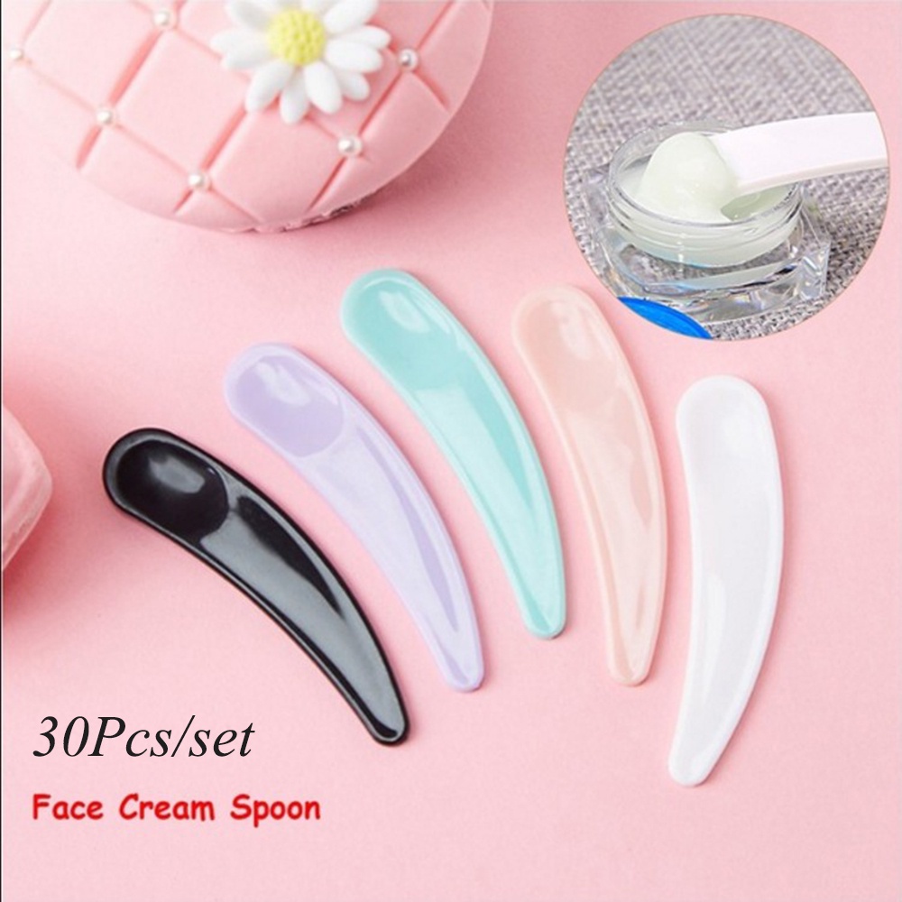 Set 30 Muỗng Nhựa Mini Dùng Một Lần Bảo Vệ Mắt Tiện Dụng