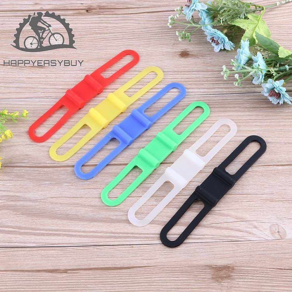 Dây Silicone Đàn Hồi Buộc Đèn Pin Cho Xe Đạp Leo Núi