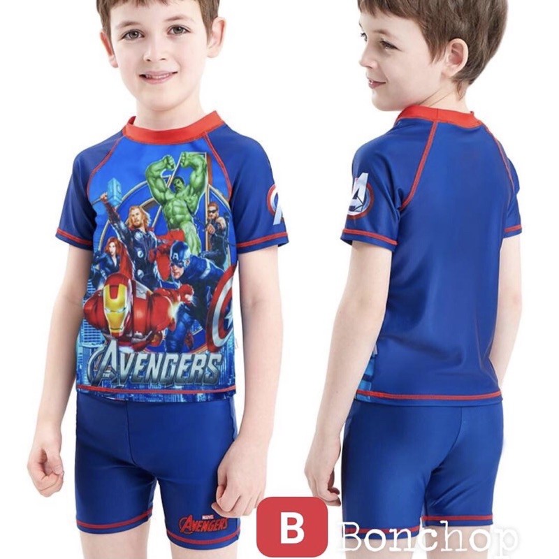 Bộ bơi bé trai (áo quần rời) (20-52kg)
